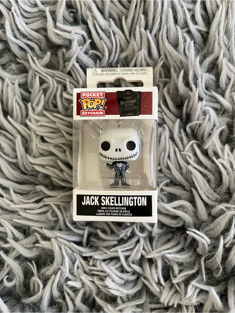 Funko Pocket Pop! Keychain Jack Skellington - Black & White